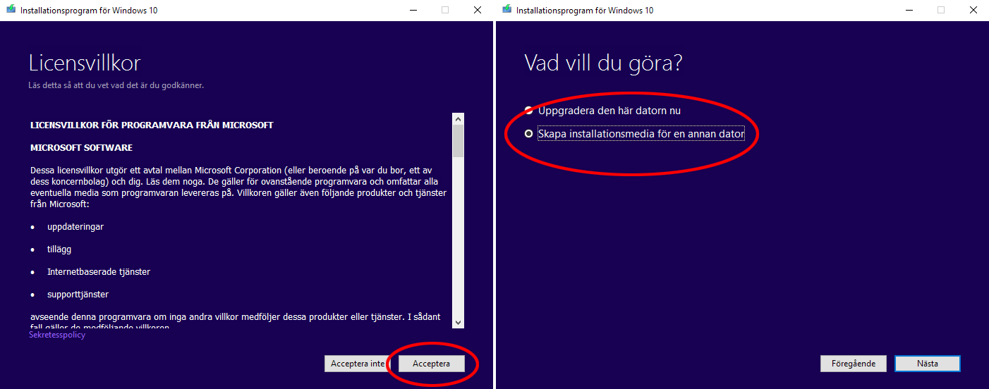 Skapa Installations Usb Windows 10