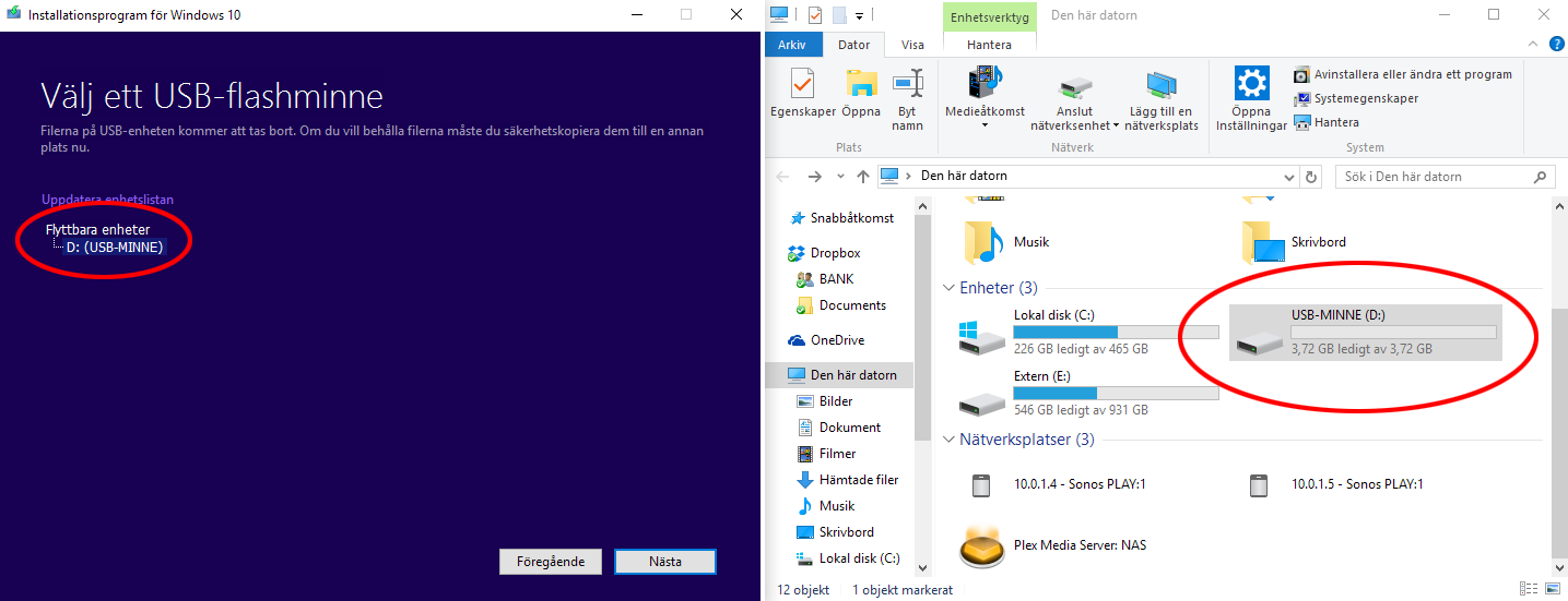 Installera Windows 10 Från Usb