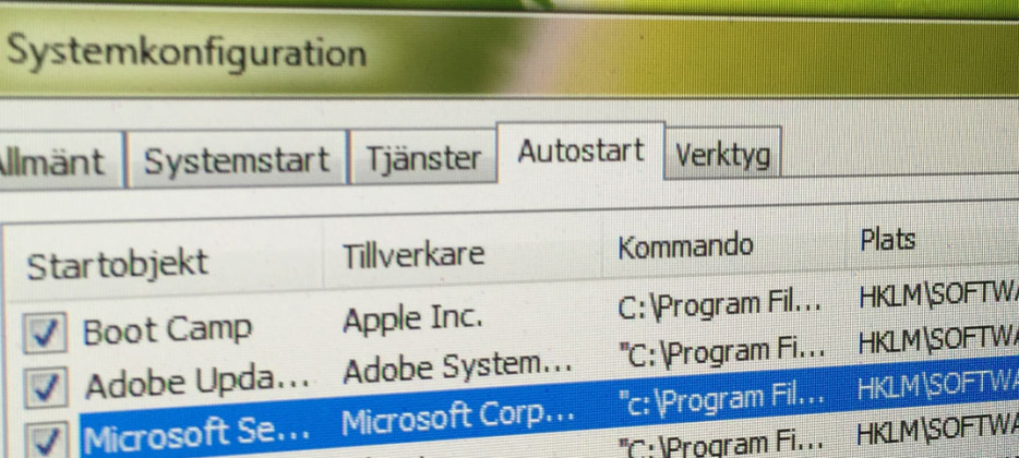 Lägga Till Program I Autostart