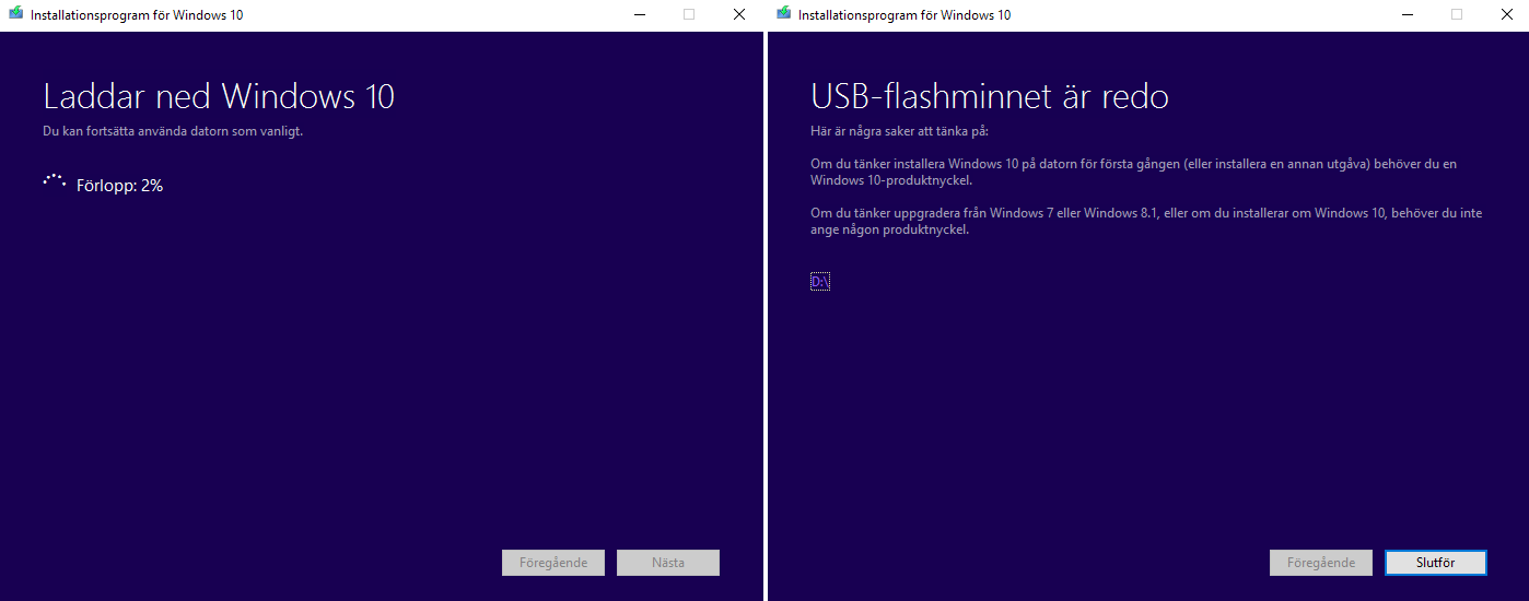 Installera Windows 10 Från Usb