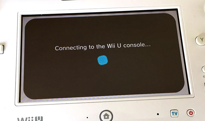 Connecting to the Wii U - console - Kopplar sig till Wii U