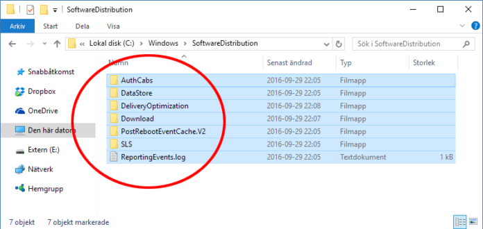 Windows Update Fungerar Inte