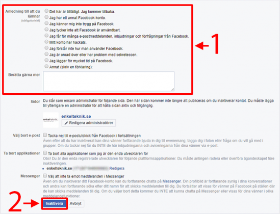Ta Bort Gammalt Facebook Konto