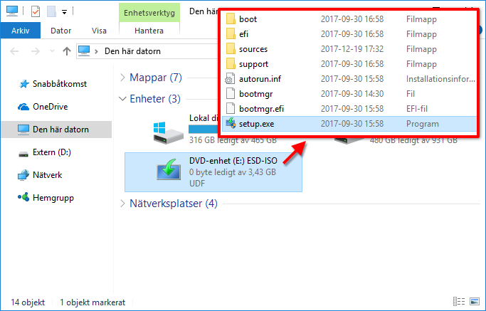 Windows 10 - Läsa ISO IMG CUE BIN - Skiv-filer