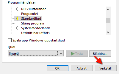 Windows 10 - Default Sound - None