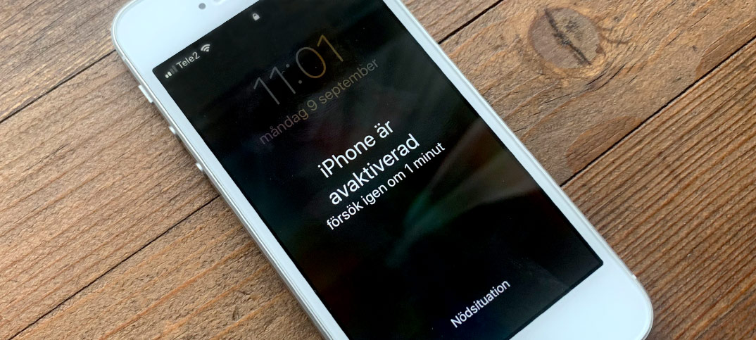 Ipad är Avaktiverad Anslut Till Itunes