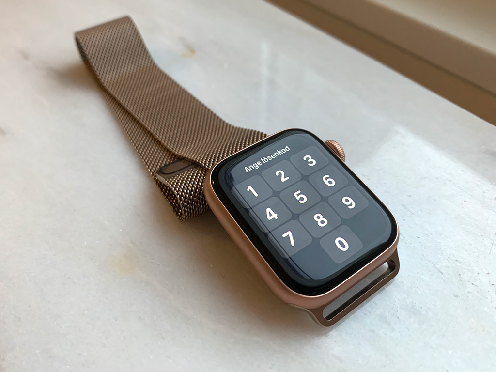Apple Watch Series 5 - Ange lösenord