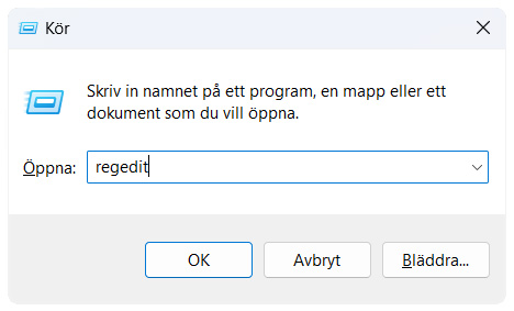 Windows 11 - Regedit