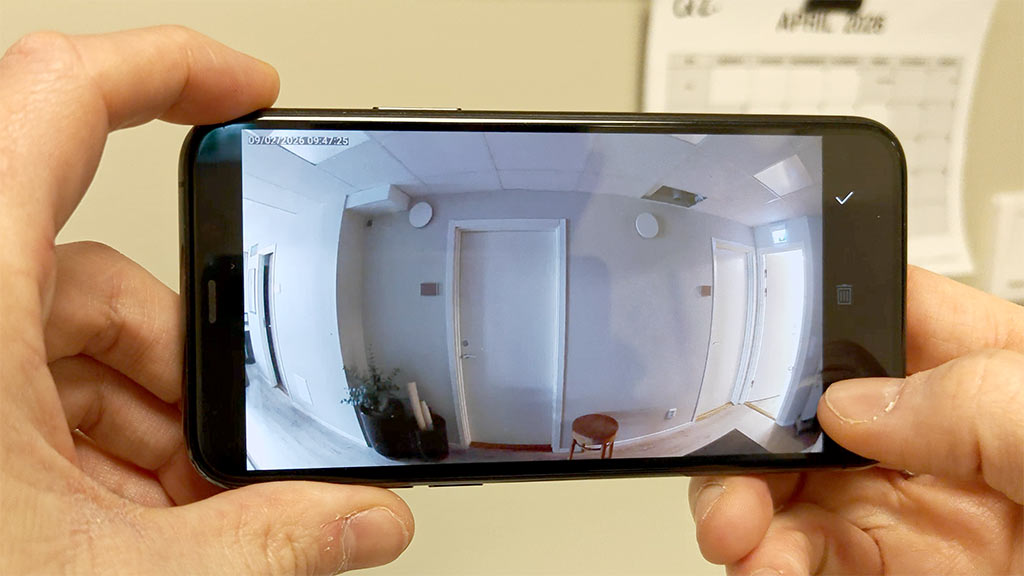 Ajax DoorBell - Video-kvalitet